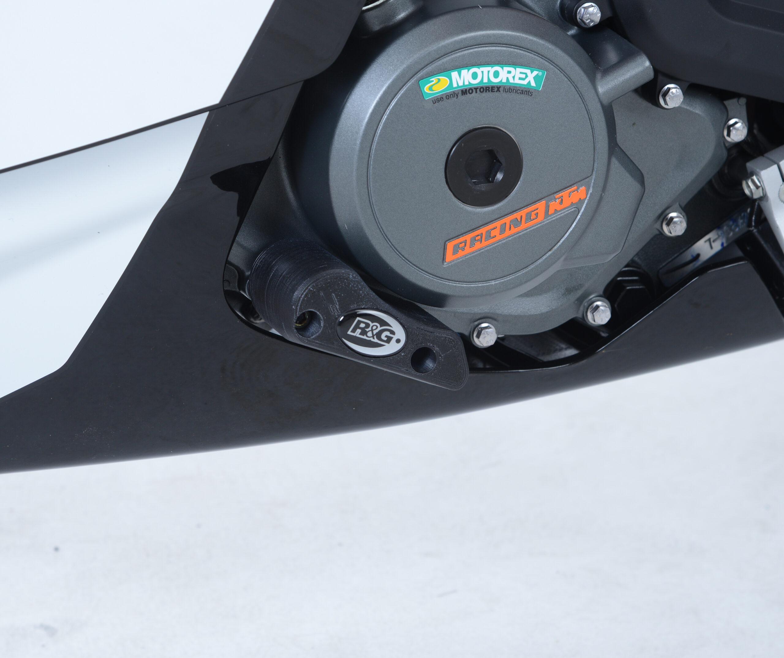 KTM RC 390 2017-2021 R&G Engine Case Slider ECS0122BK
