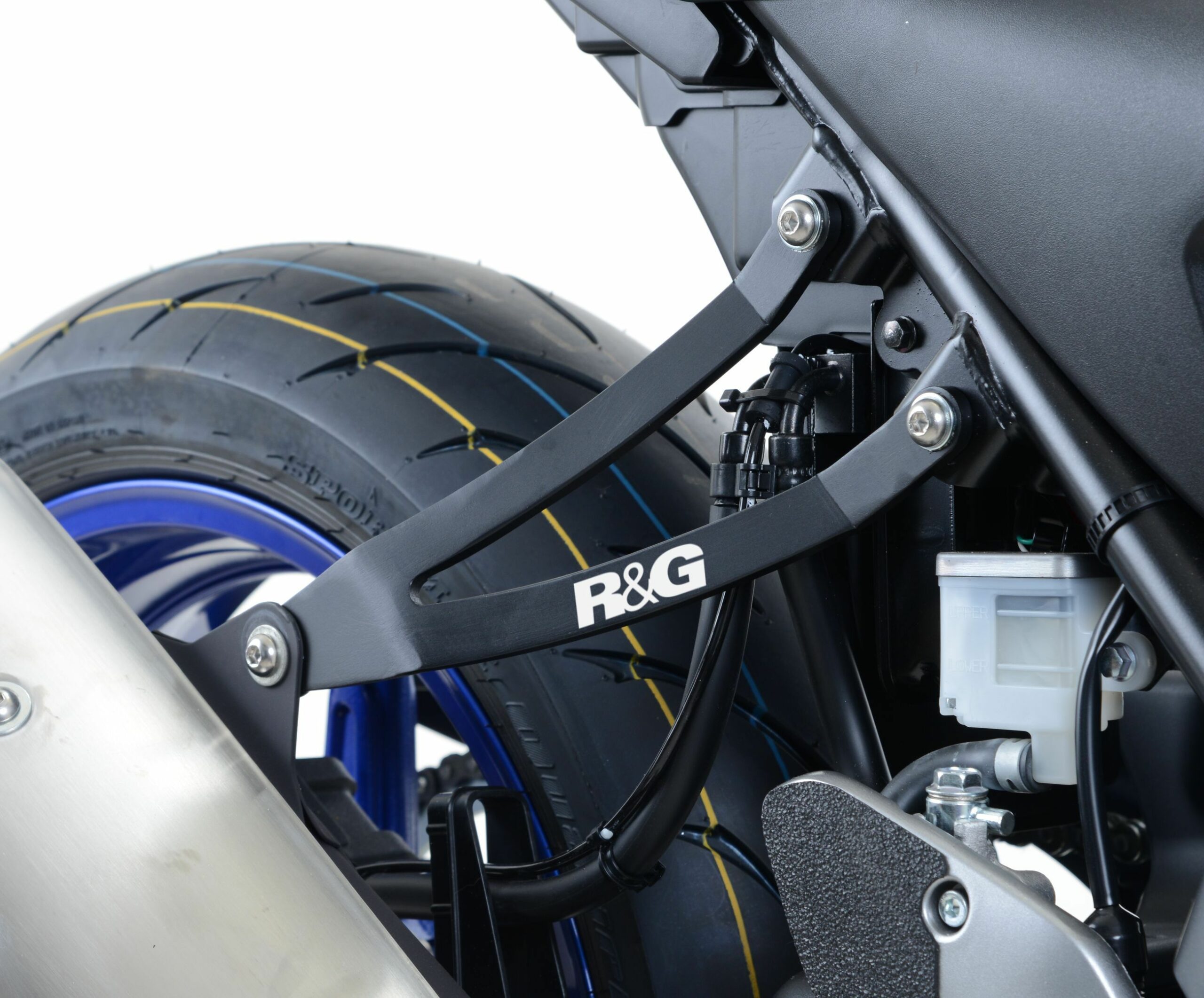 Suzuki SV650 Unfaired 2018 R&G Exhaust Hangers EH0071BK