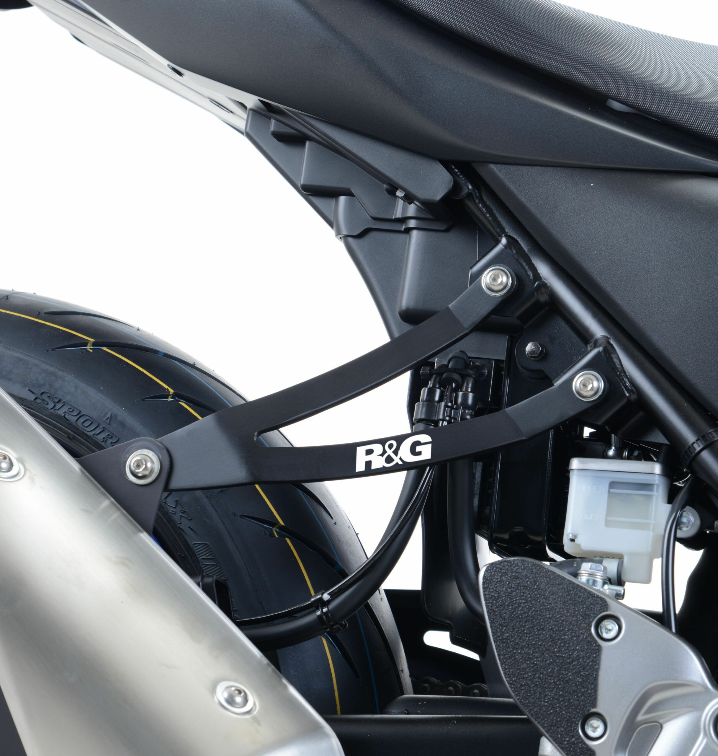 Suzuki SV650X 2018-2019 R&G Exhaust Hangers EH0071BKA