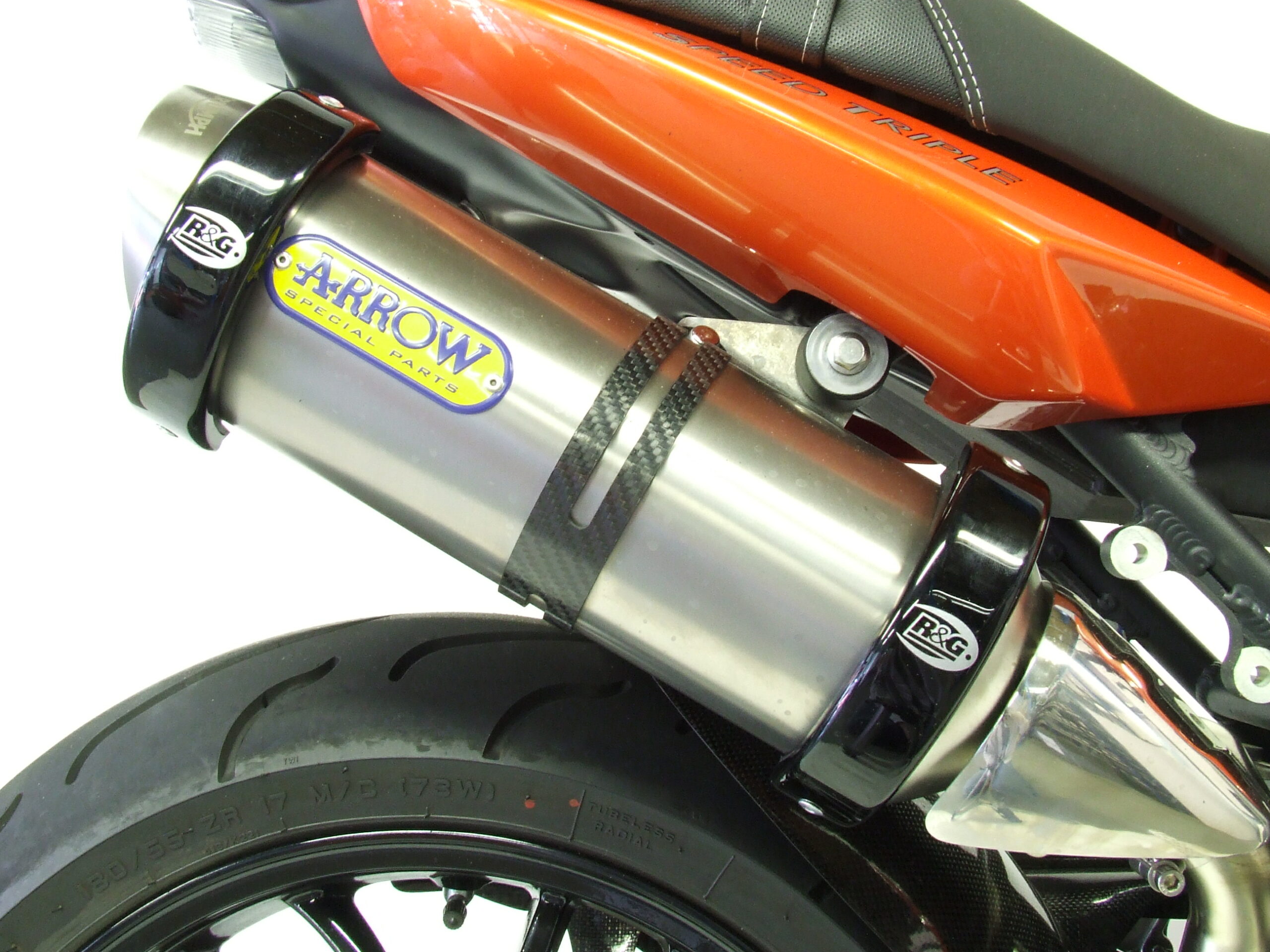 Ducati Scrambler Icon 2023 R&G Exhaust Protectors EP0005BK