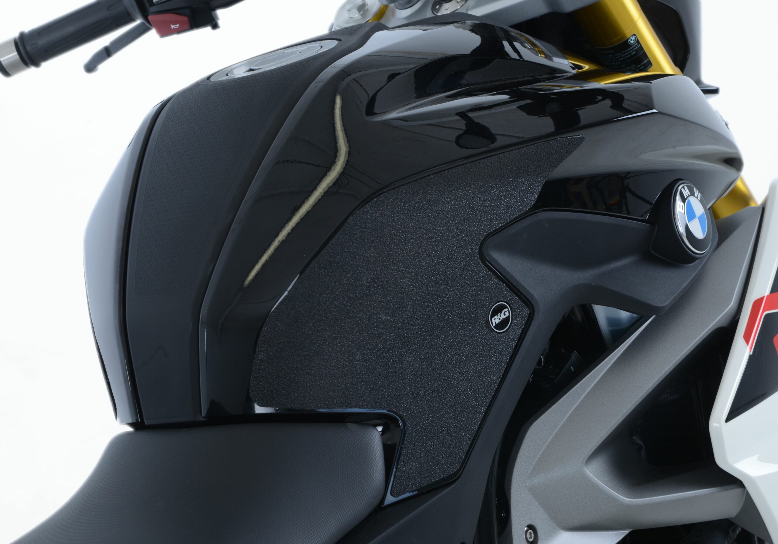 BMW G310R 2017-2020 R&G Tank Traction Grips EZRG112BL