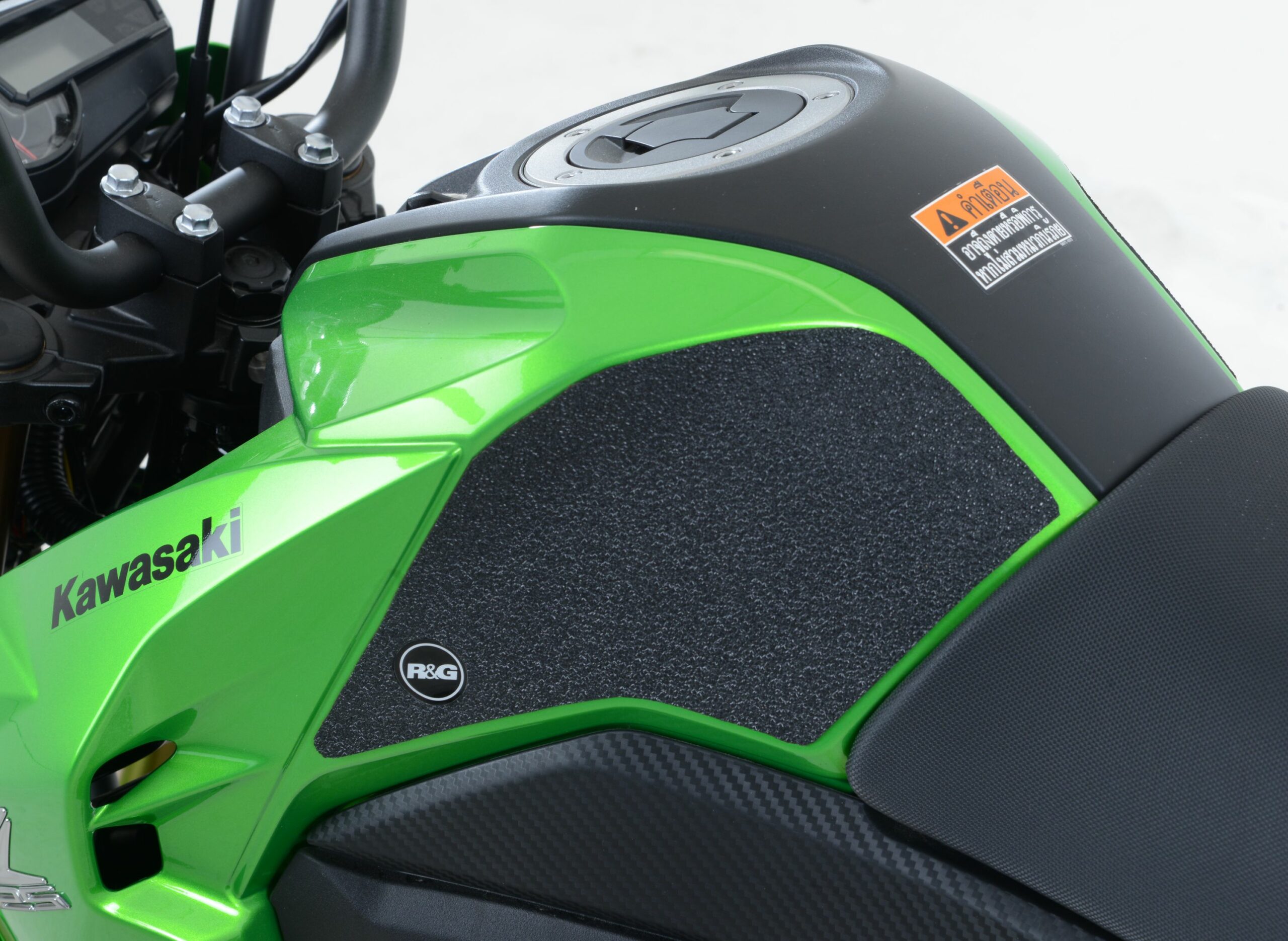 Kawasaki Z125 PRO 2016-2018 R&G Tank Traction Grips EZRG427BL