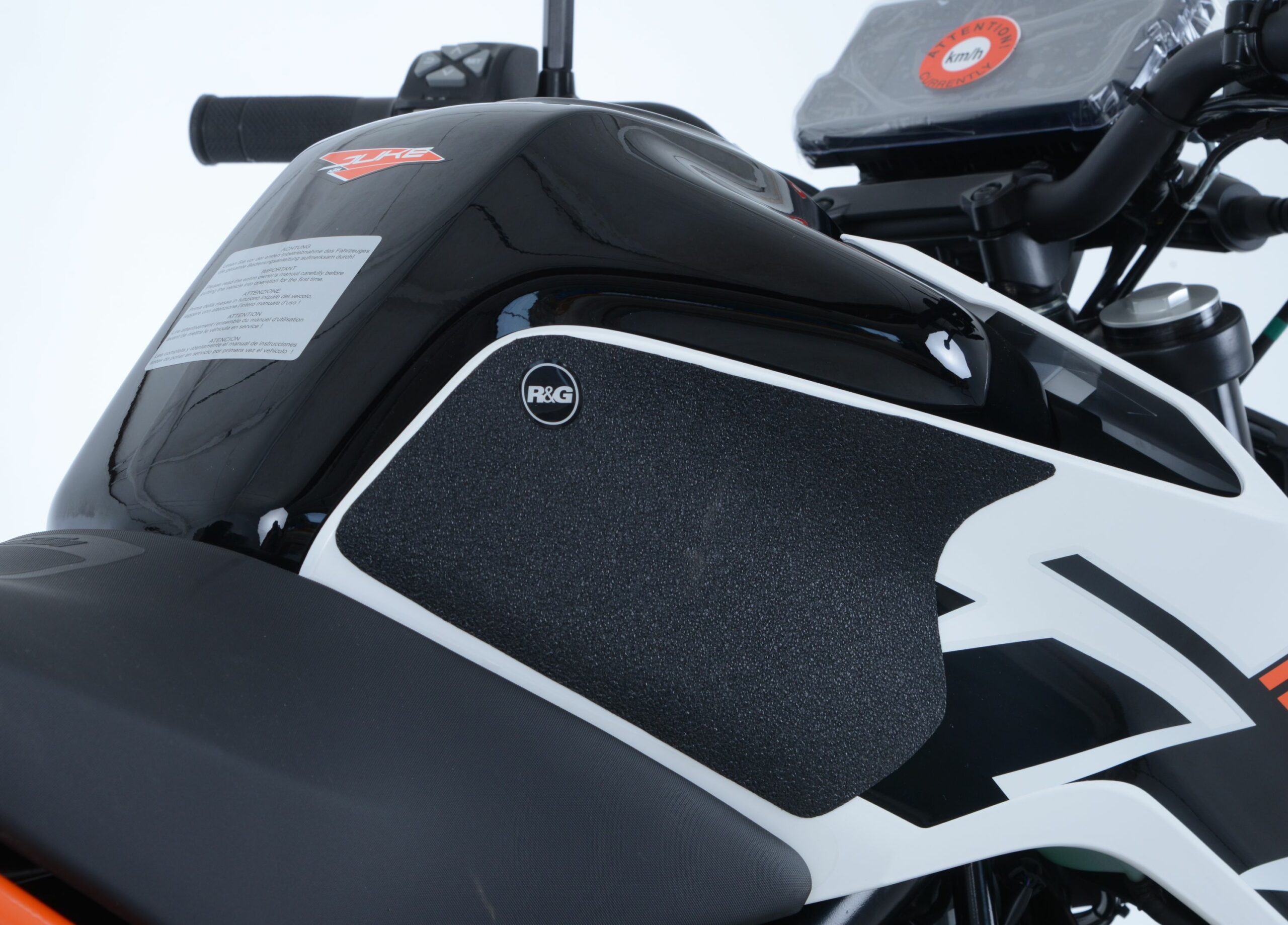 KTM 200 Duke 2017-2021 R&G Tank Traction Grips EZRG510BL