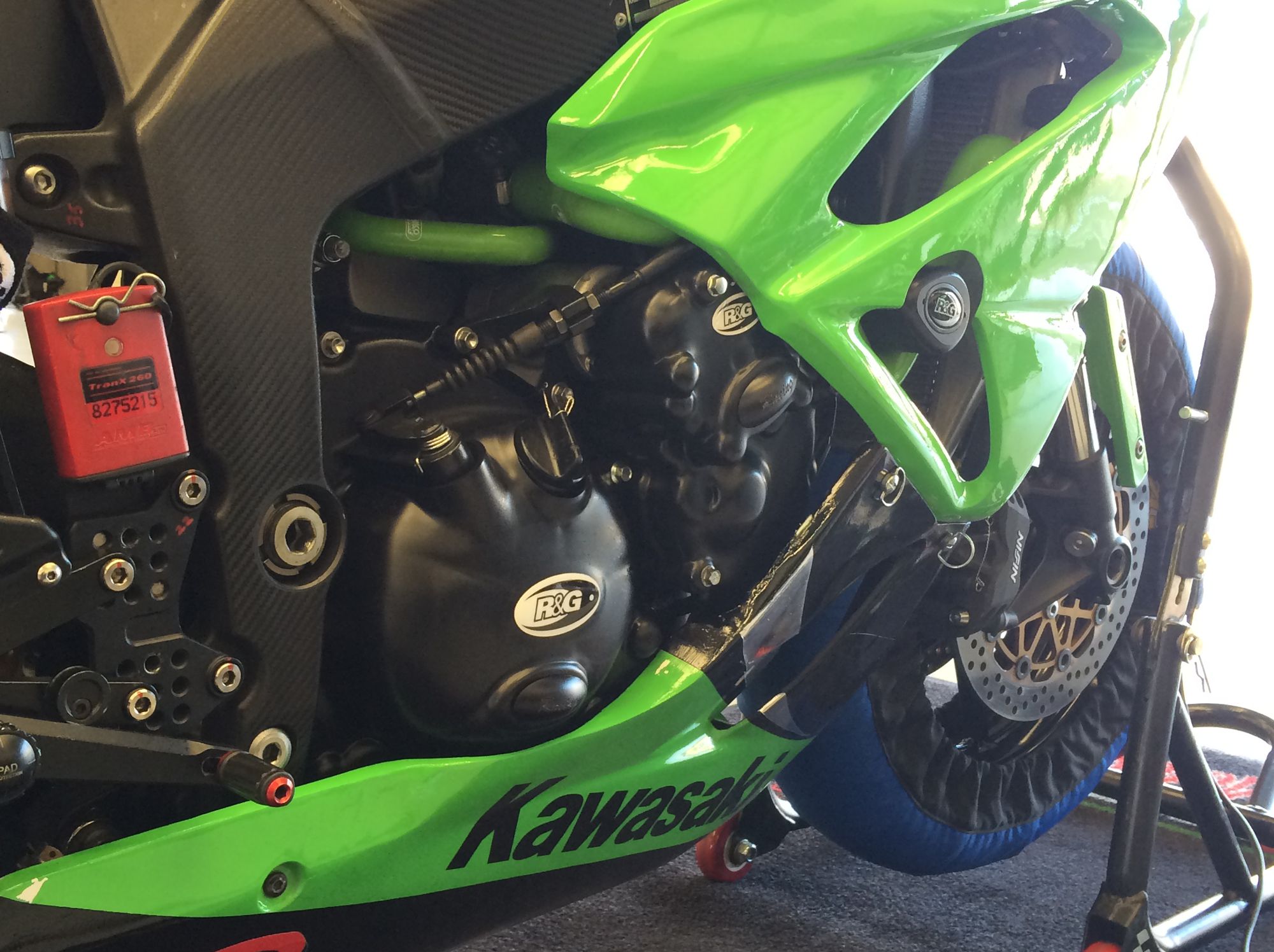 Kawasaki ZX6-R 2009-2016 R&G Engine Case Covers Kits KEC0020R