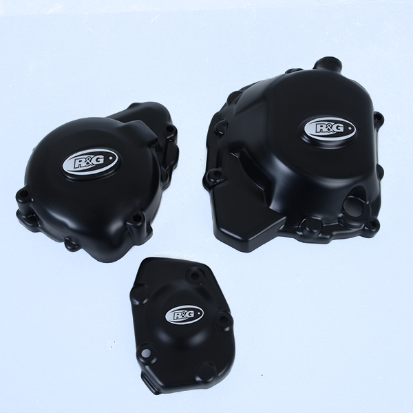 Kawasaki Z900RS 2018-2023 R&G Engine Case Covers Kits KEC0112BK