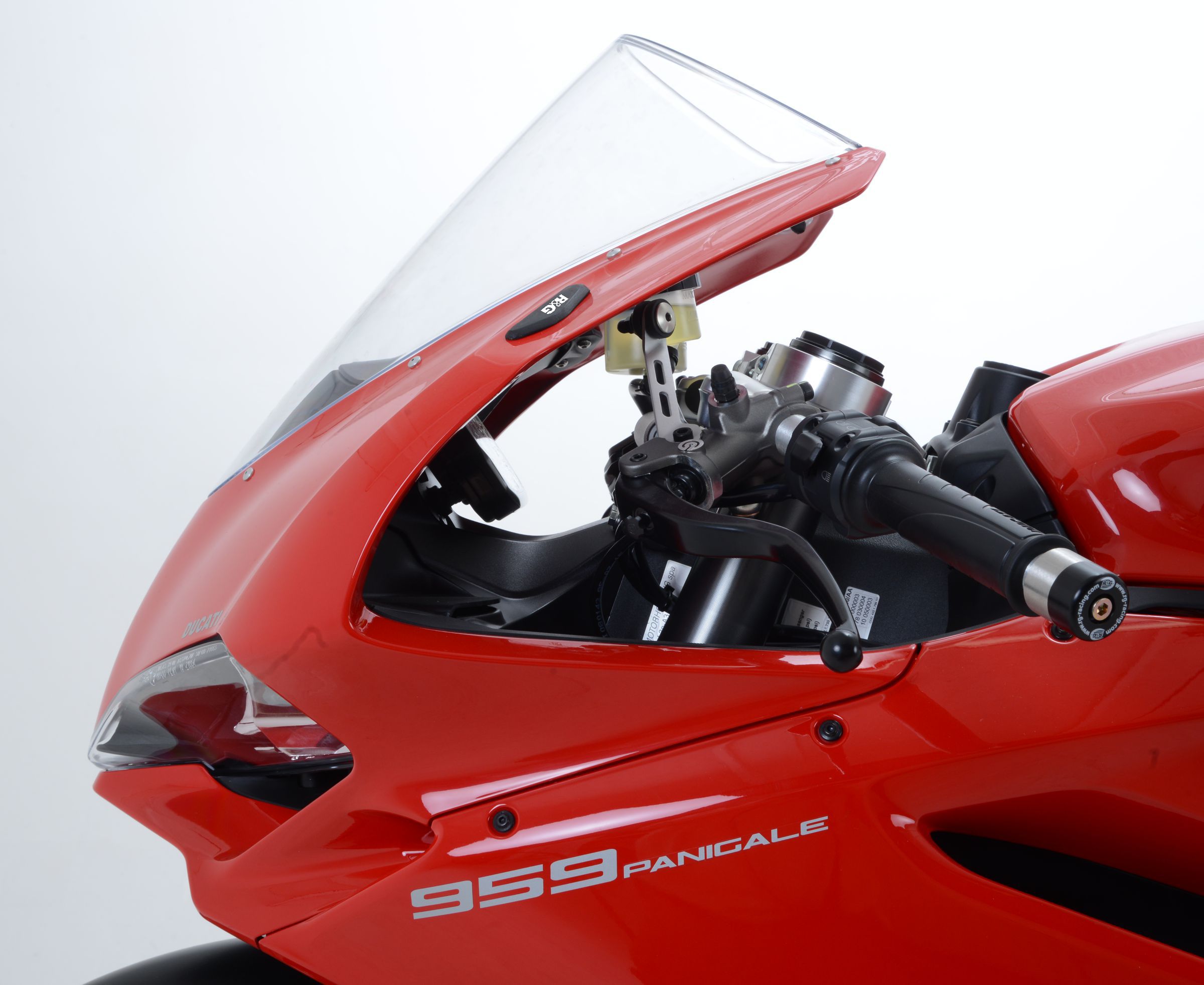 Ducati 1299 Panigale 2015-2019 R&G Mirror Blanking Plates MBP0022BK