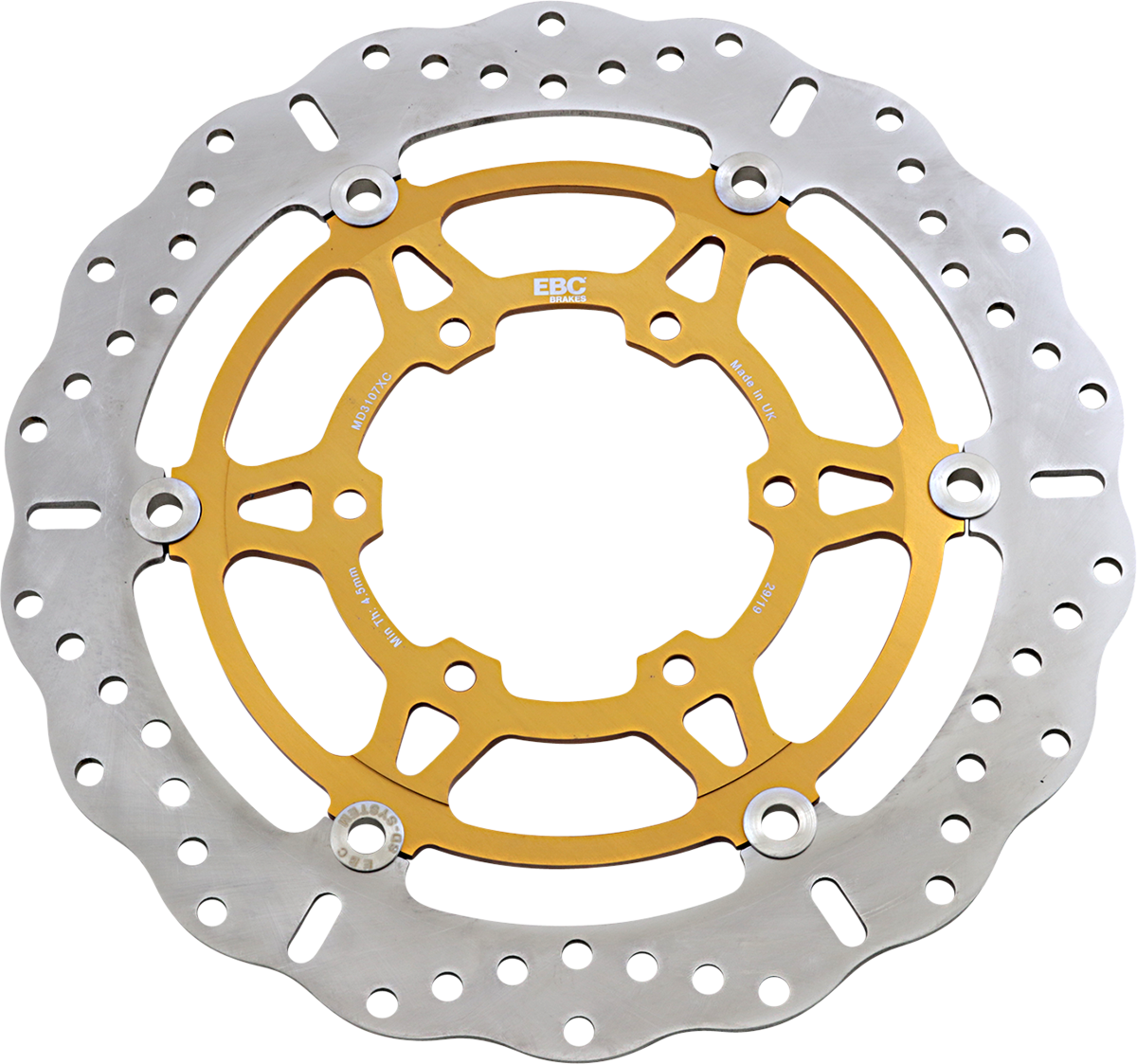 Suzuki GSXR 1000 2017-2022 EBC MD Series Pro-Lite Contour X Front Brake Disc MD3107X