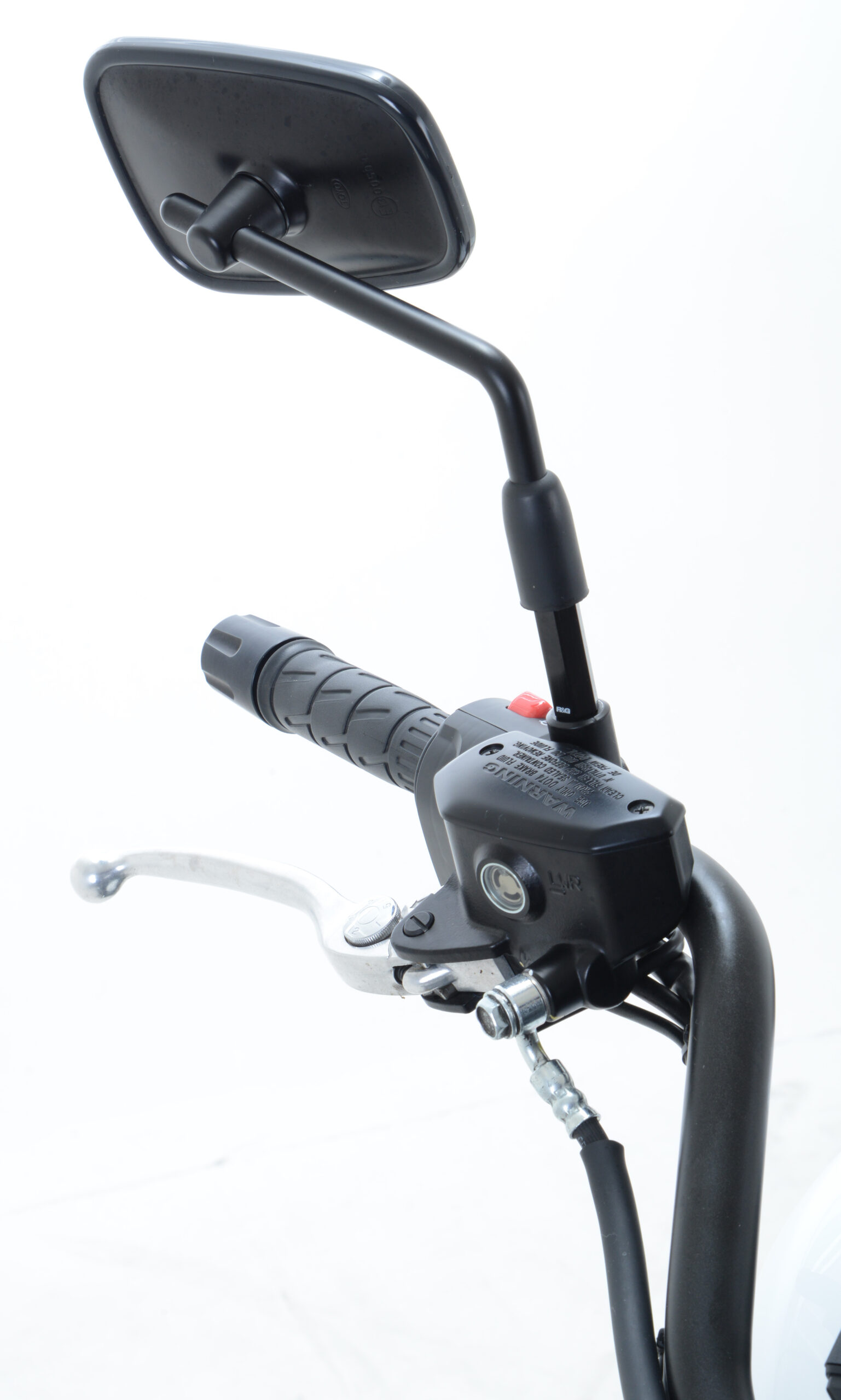 Moto Guzzi V100 2023 R&G Mirror Risers MR0001BK