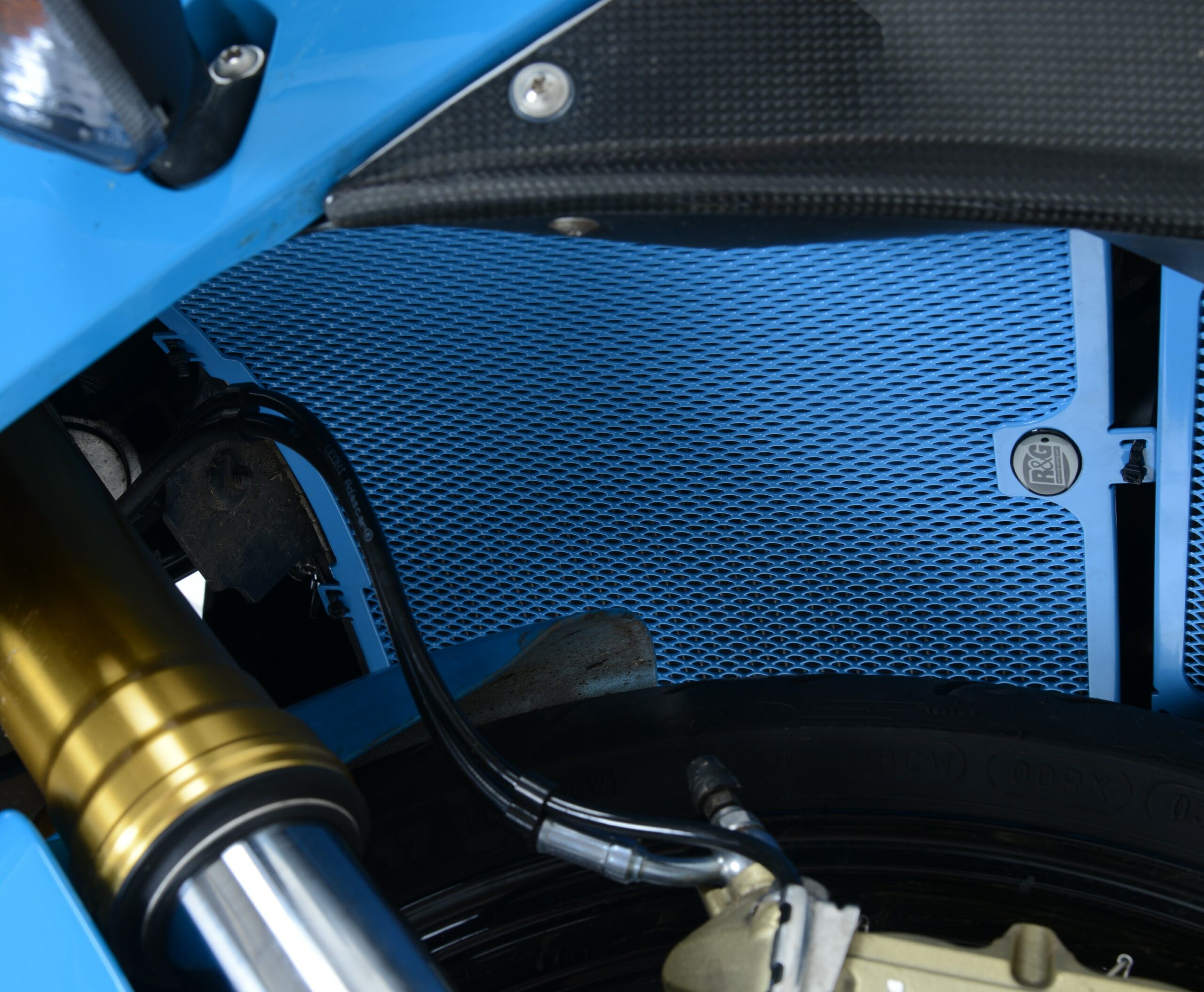 BMW S1000R 2014-2016 R&G Radiator Guard (Aluminium) RAD0087BLUE