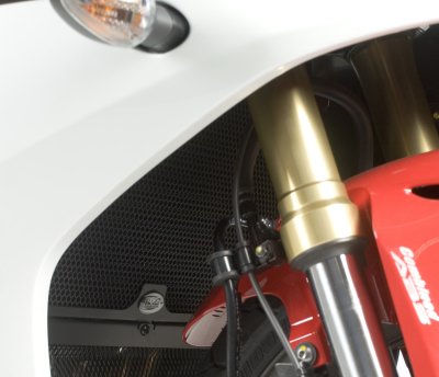 Honda CBR600F 2011-2014 R&G Radiator Guard (Aluminium) RAD0103BK