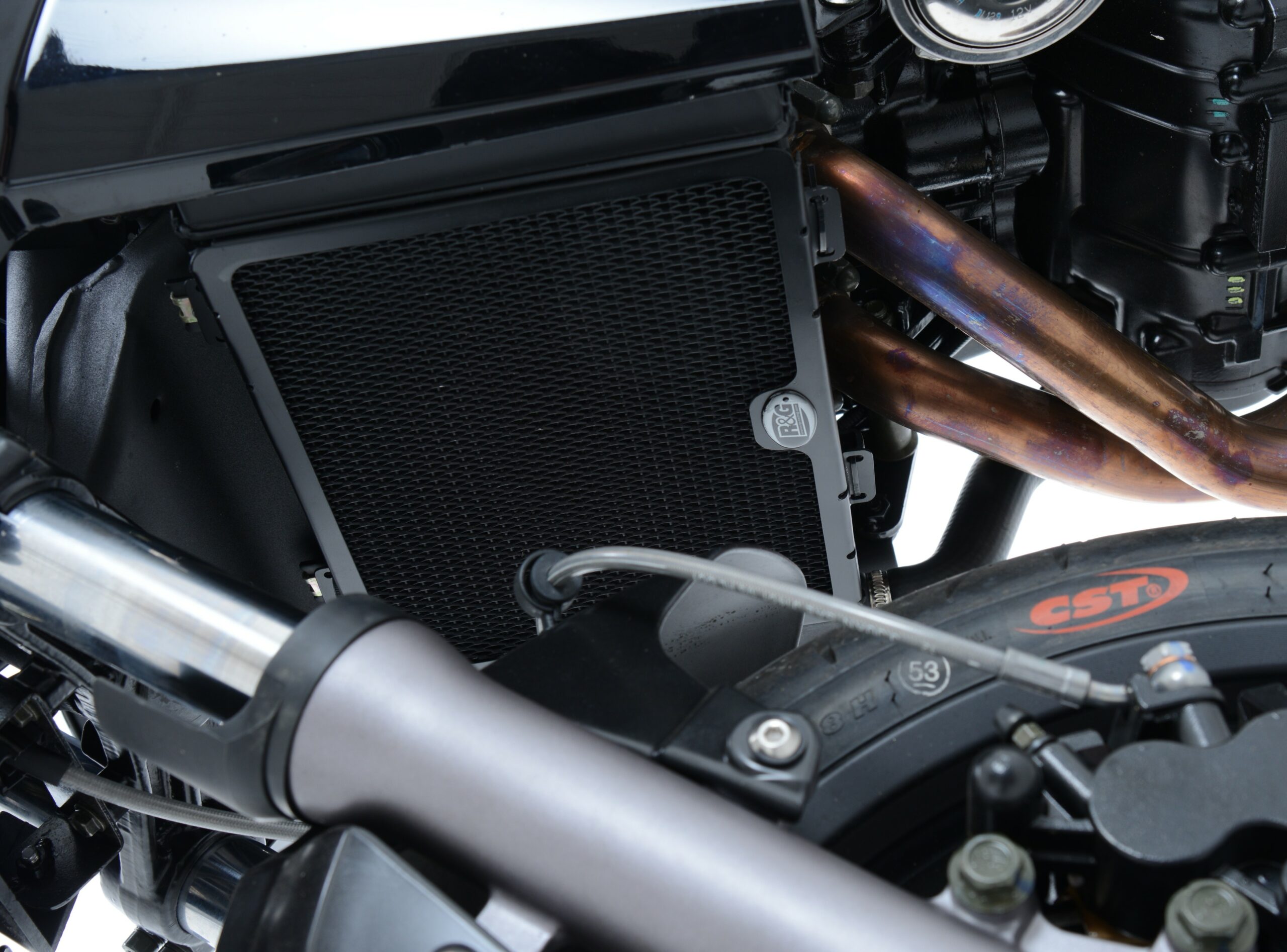 CFMoto 650i 2013-2017 R&G Radiator Guard (Aluminium) RAD0165BK