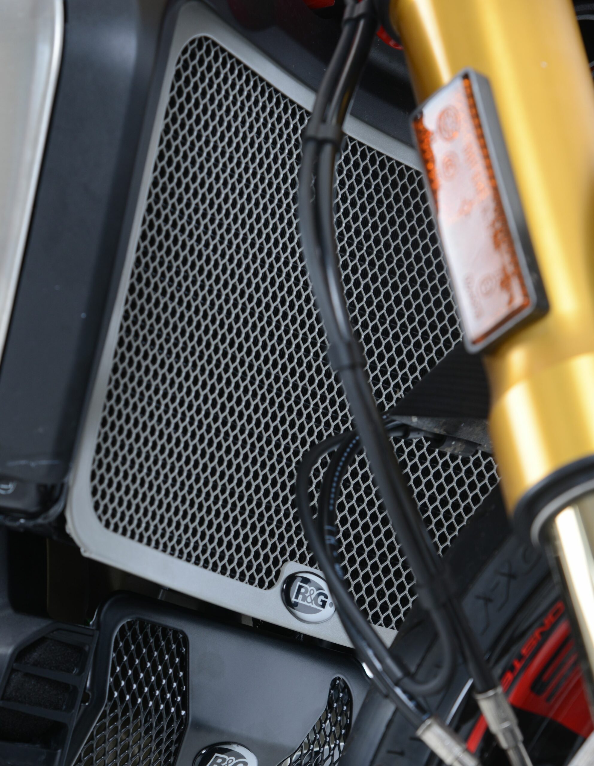 Ducati Monster 1200R 2016-2019 R&G Radiator Guard (Aluminium) RAD0172TI