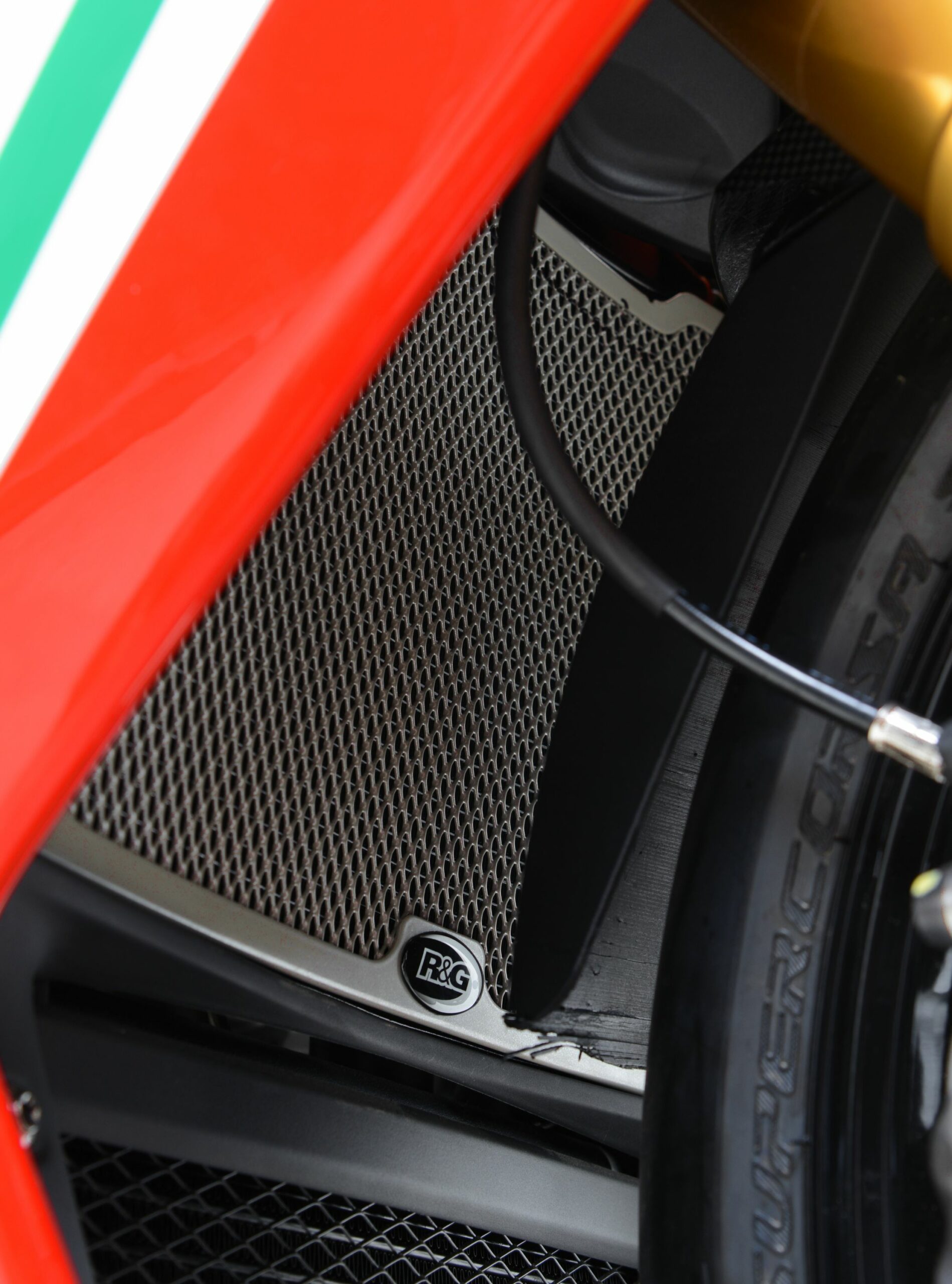 MV Agusta F4 RC 2015-2018 R&G Radiator Guard (Aluminium) RAD0199TI