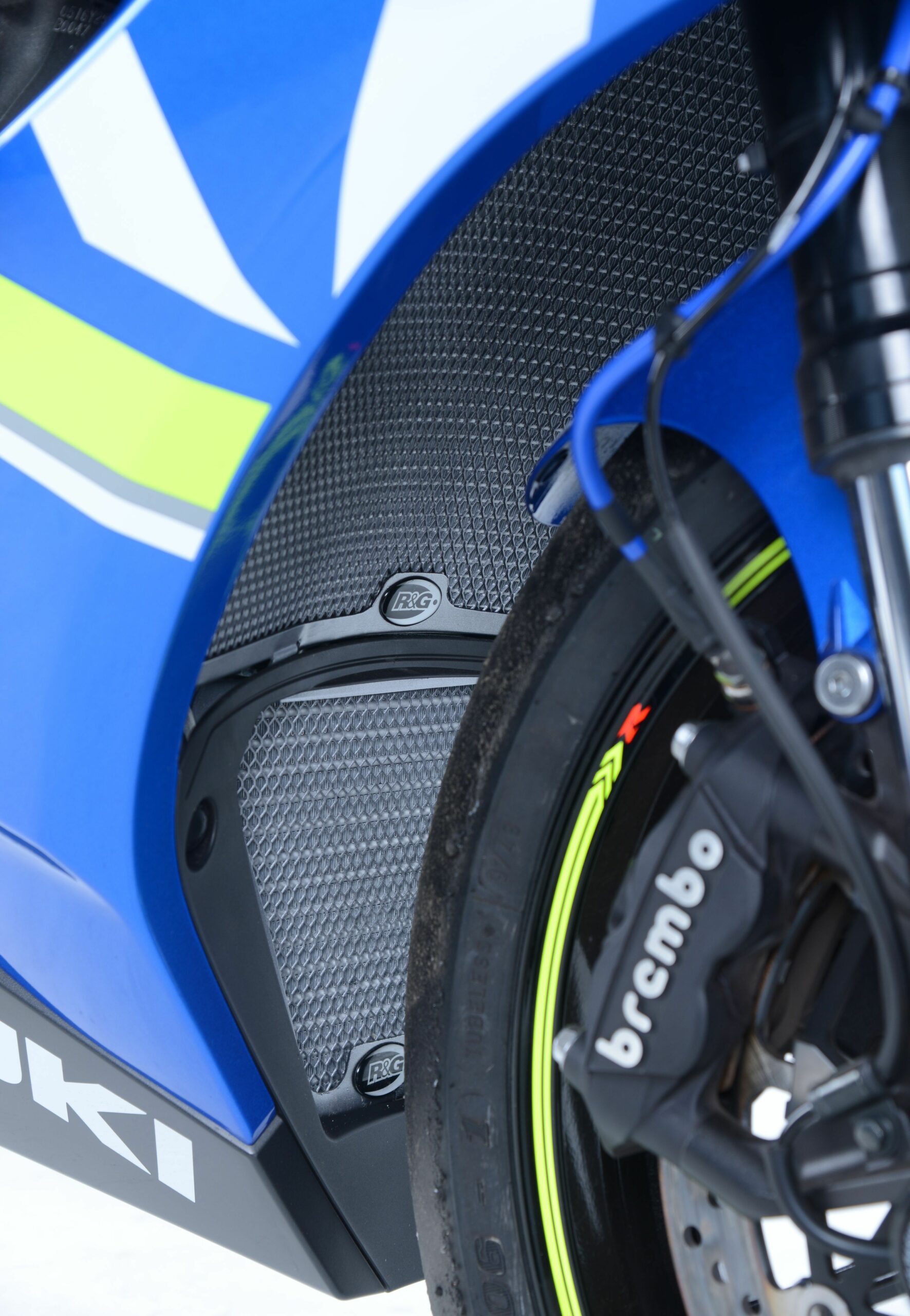 Suzuki GSX-R1000R 2017-2023 R&G Radiator Guard (Aluminium) RAD9019BK