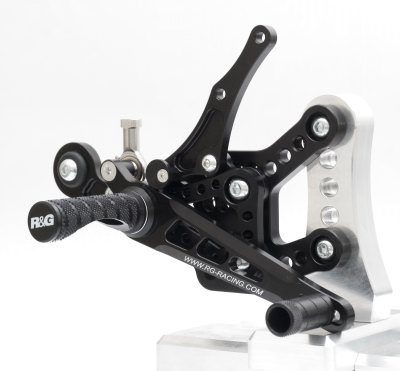 BMW HP4 2009-2014 R&G Adjustable Rearsets RSET04BK