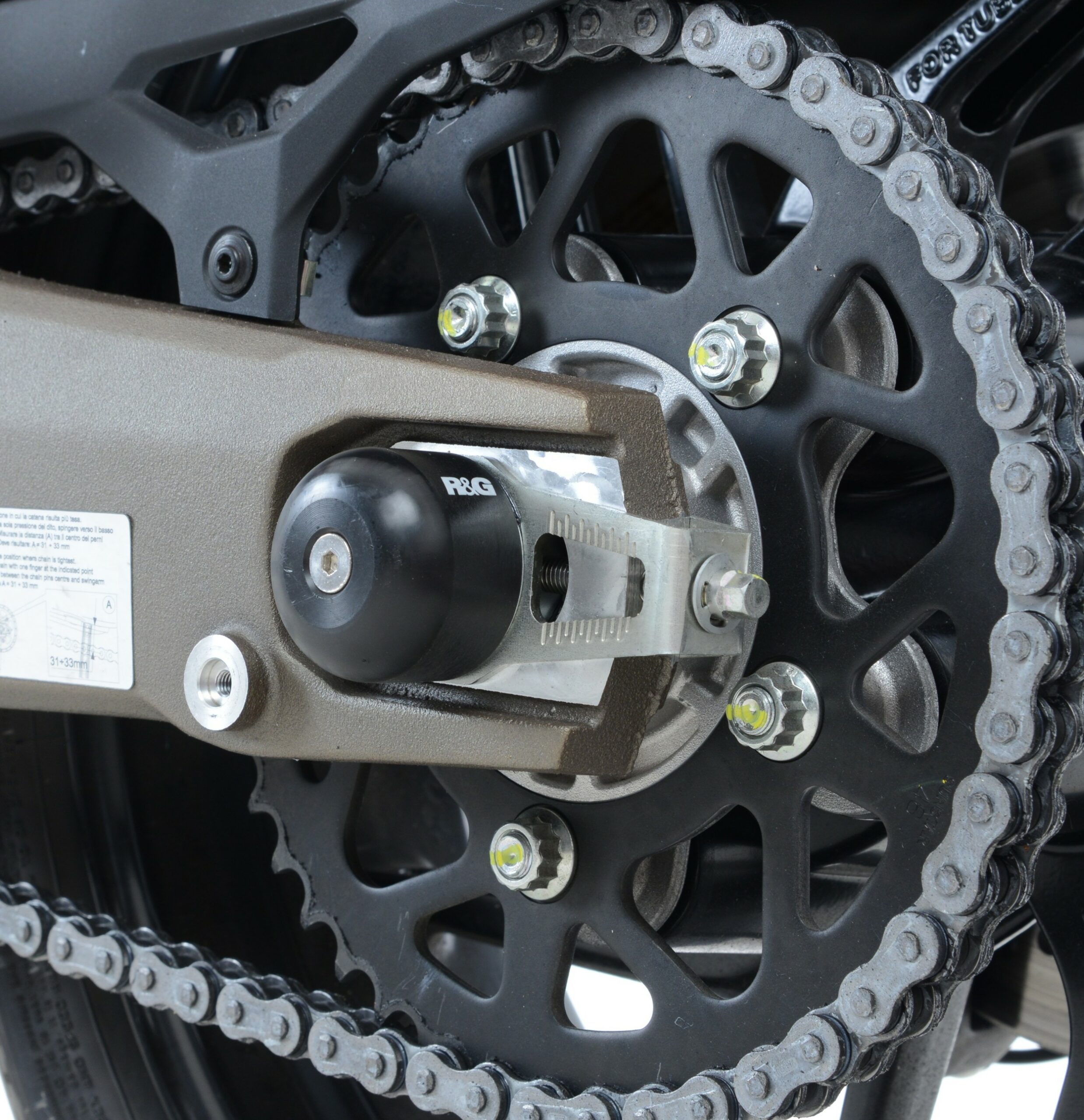 Ducati Monster 821 2014-2018 R&G Swingarm Protectors SP0061BK