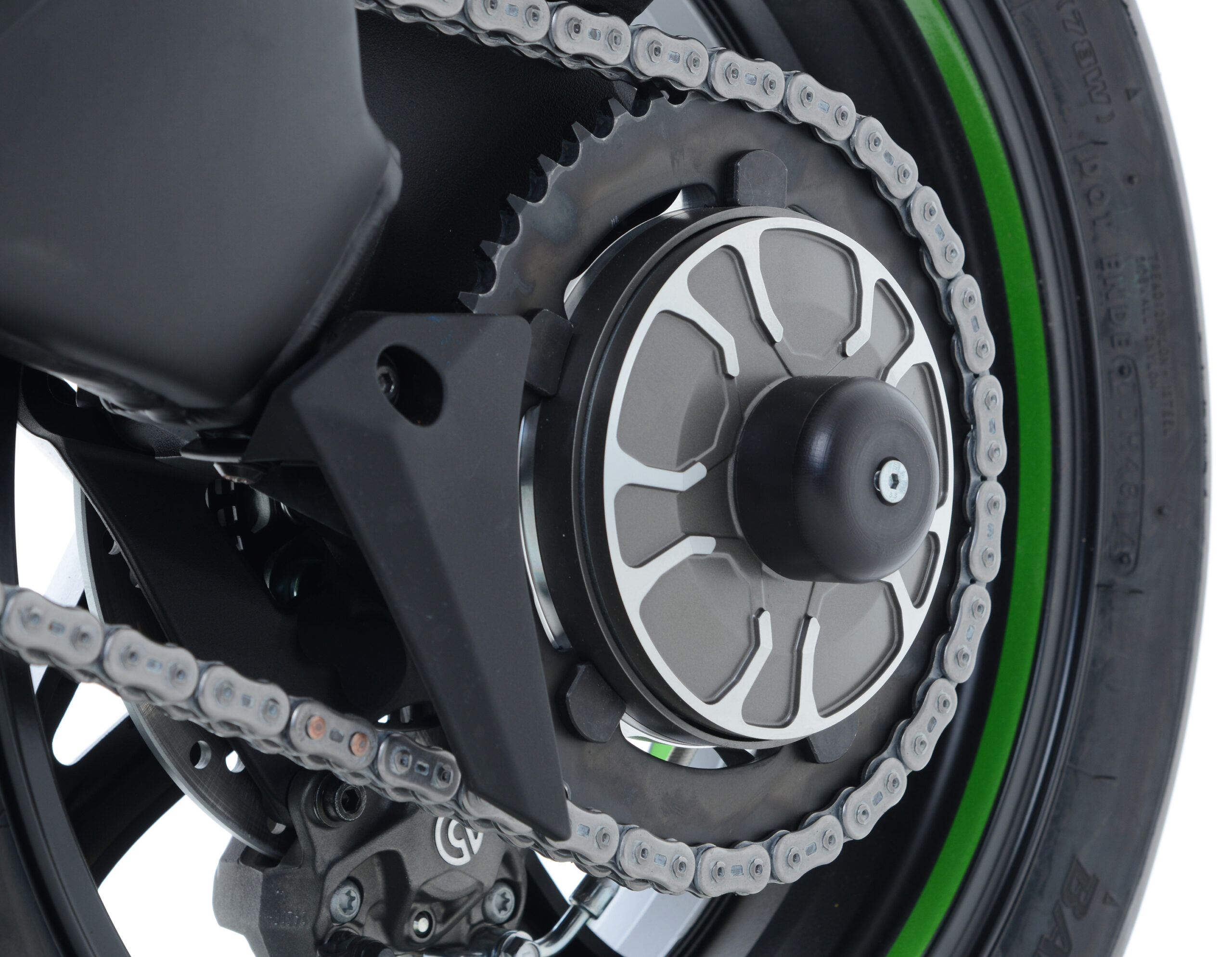 Kawasaki Ninja H2R 2015-2017 R&G Swingarm Protectors SP0067BK