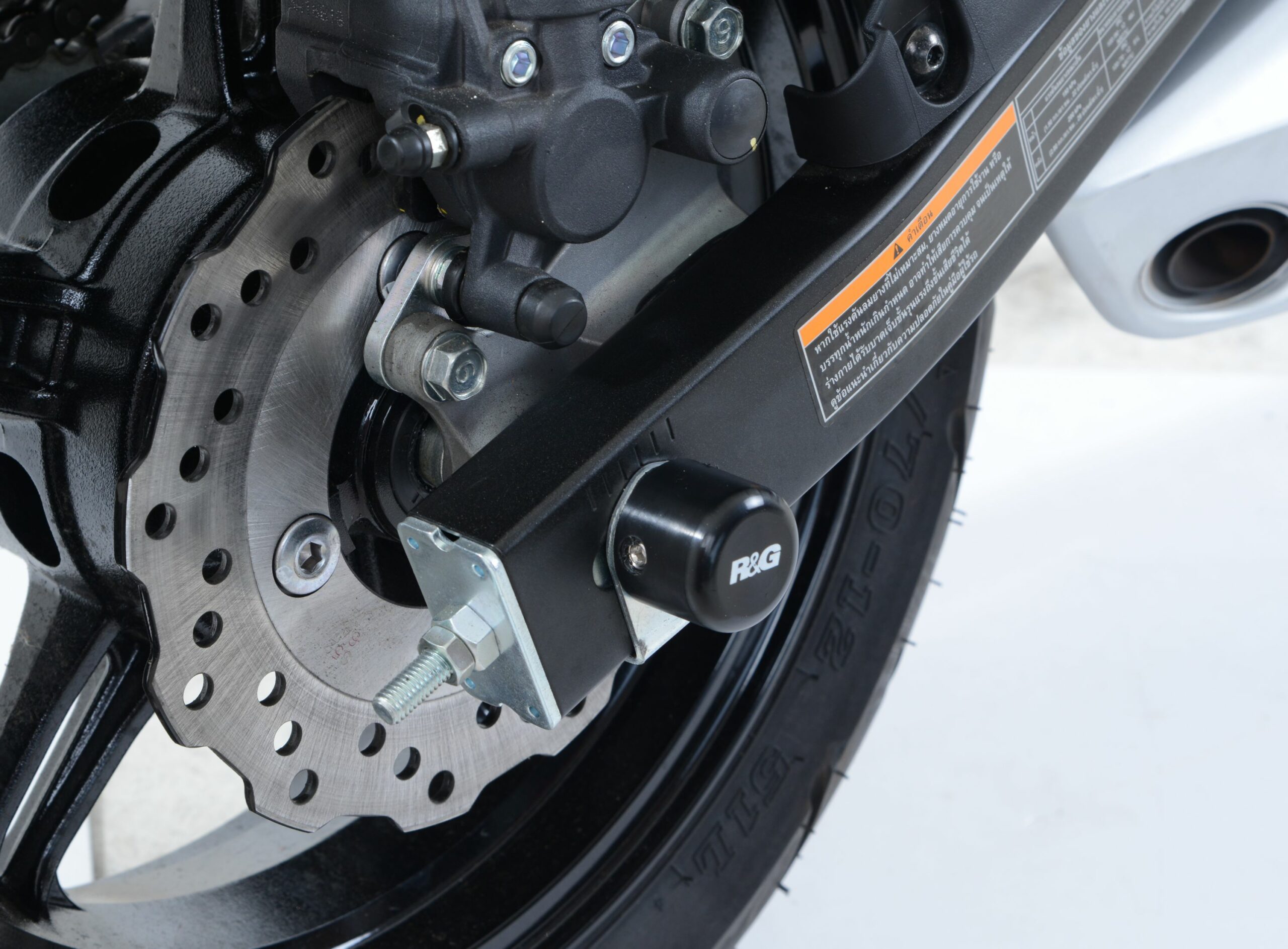 Kawasaki Z125 PRO 2016-2018 R&G Swingarm Protectors SP0073BK
