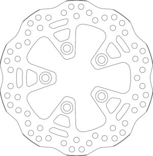 Sym Jet 4 125 2009-2018 SBS Front Left Upgrade Brake Disc