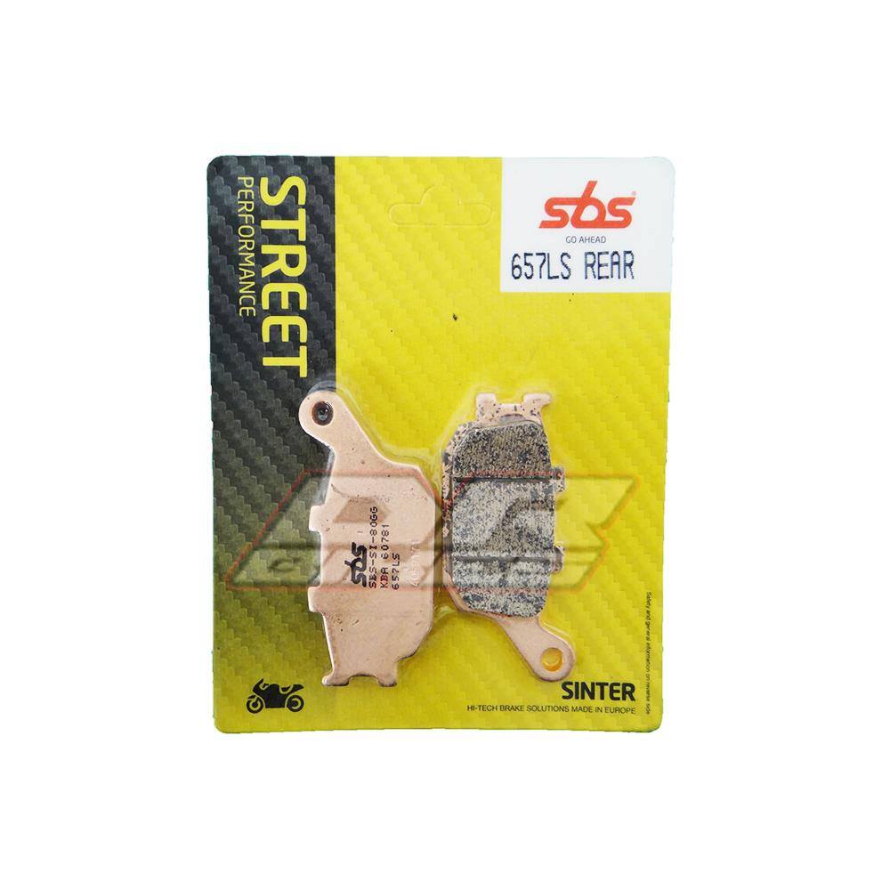 Yamaha MT-09 Tracer 15 16 17 18 19 SBS Street Sintered Rear Brake Pads 657LS