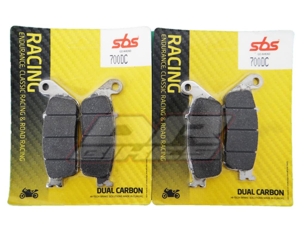 Honda CBR 500 R 2013 - 2018 SBS Dual Carbon Front Brake Pads 700DC