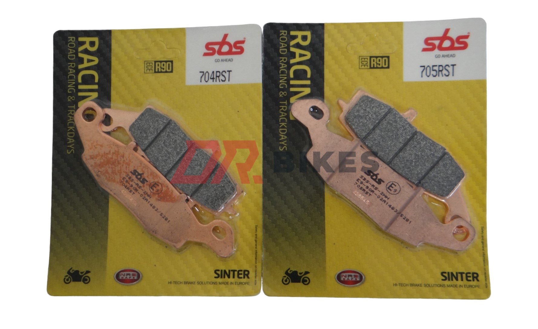 Suzuki DL650 V-Strom XT 2017 SBS Race Sintered Front Brake Pads 704RST / 705RST