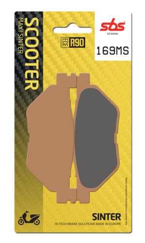 Yamaha TMAX DX 530 2017-2019 SBS Sintered Rear Brake Pad 169MS