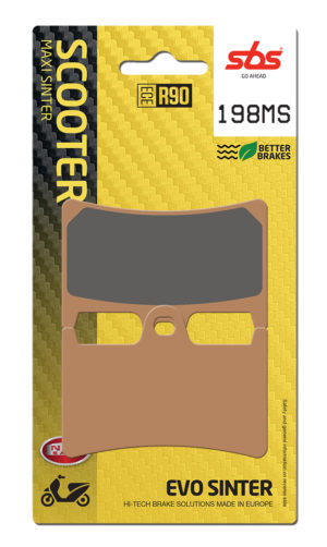 Yamaha TMAX Tech Max 560 2020 SBS Sintered Front Brake Pad 198MS