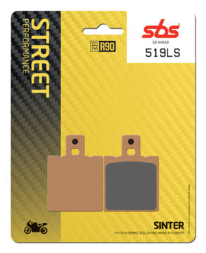 Ducati Monster i.e., s i.e. 620 2002-2006 SBS Sintered Rear Brake Pad 519LS