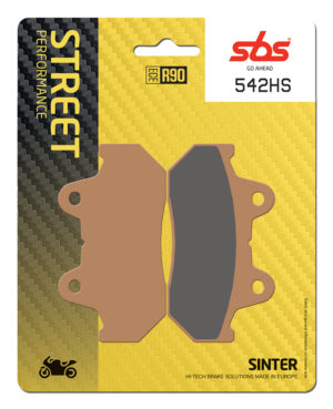 Honda R 500 1985 SBS Sintered Front Brake Pad 542HS