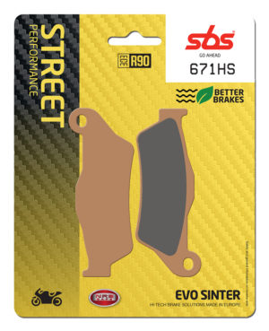 Triumph Tiger XRX 800 2018 SBS Sintered Front Brake Pad 671HS