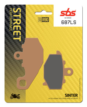Kawasaki (Ninja ZX6R) 600 1995-1997 SBS Sintered Rear Brake Pad 687LS