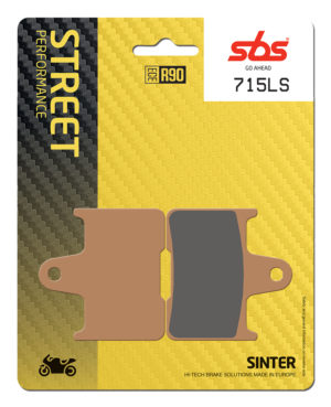 Kawasaki ZZR 1400 2006-2019 SBS Sintered Rear Brake Pad 715LS