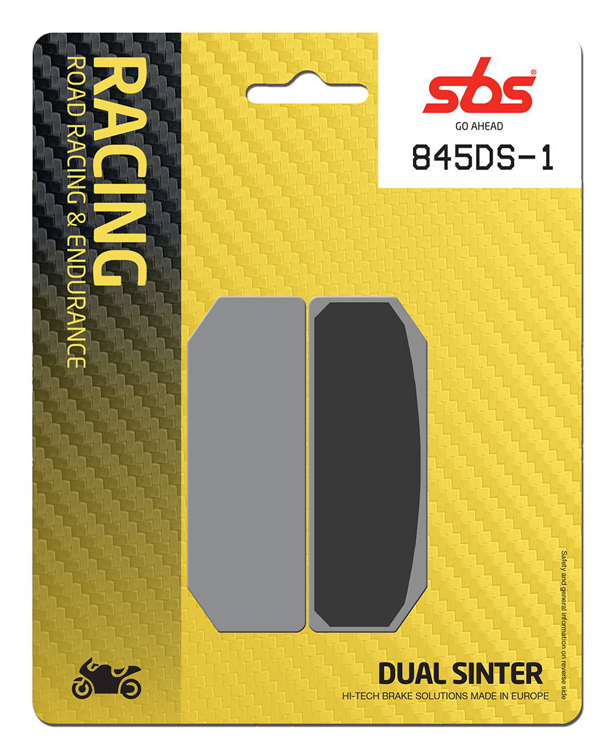 Bmw HP4 Race 1000 2017-2018 SBS Dual Carbon Front Brake Pad 845DS
