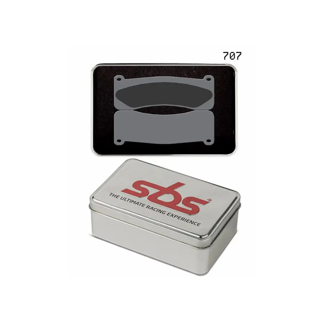 SBS Dual Sintered Front Brake Pads 707DS-1