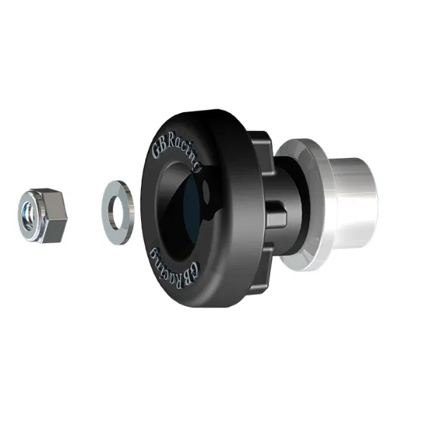 triumph street triple (r) 2007 2010 gb racing bullet frame slider replacement lhs street fs 675 2006 lhs set s (copy)