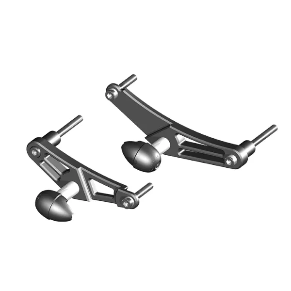 triumph daytona 675r 2011 2012 gb racing brake clutch lever guard a160 moulded replacement part clg a160 (copy)