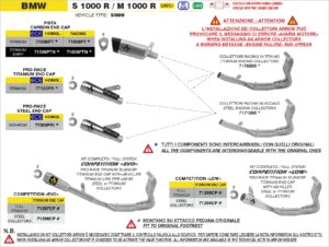 bmw m1000r 2025 arrow exhaust