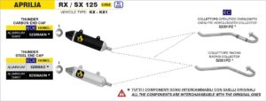 Aprilia RX / SX 125 2018 2019 2020 Arrow Exhaust