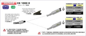 Honda CB1000R 2008 2009 2010 2011 2012 2013 2014 2015 2016 2017 Arrow Exhaust