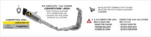 Kawasaki ZX-6R 636 Euro 5 2024 2025 Arrow Exhaust
