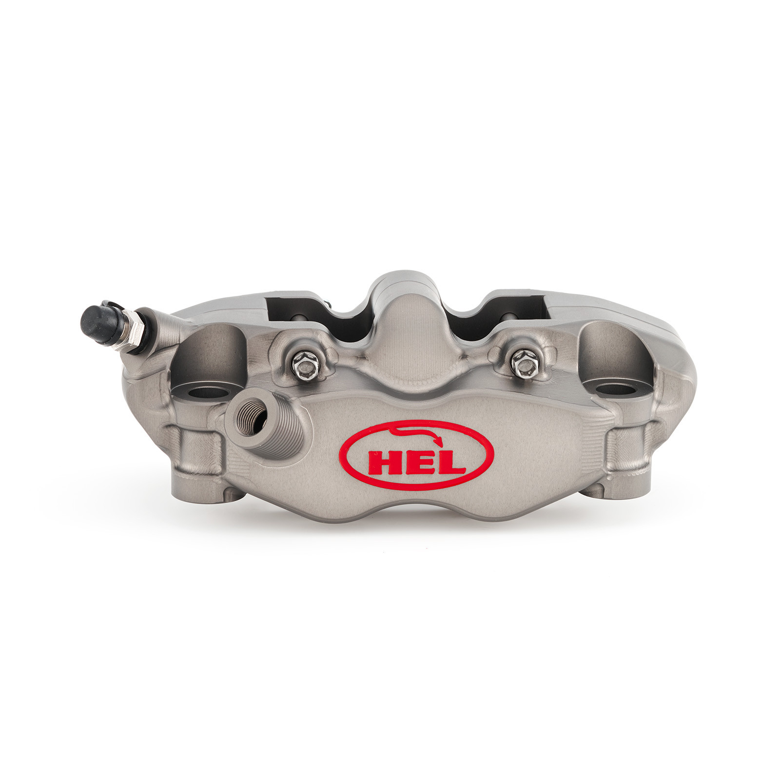 hel v2 108mm solid billet 4 piston front radial brake calipers with finned back