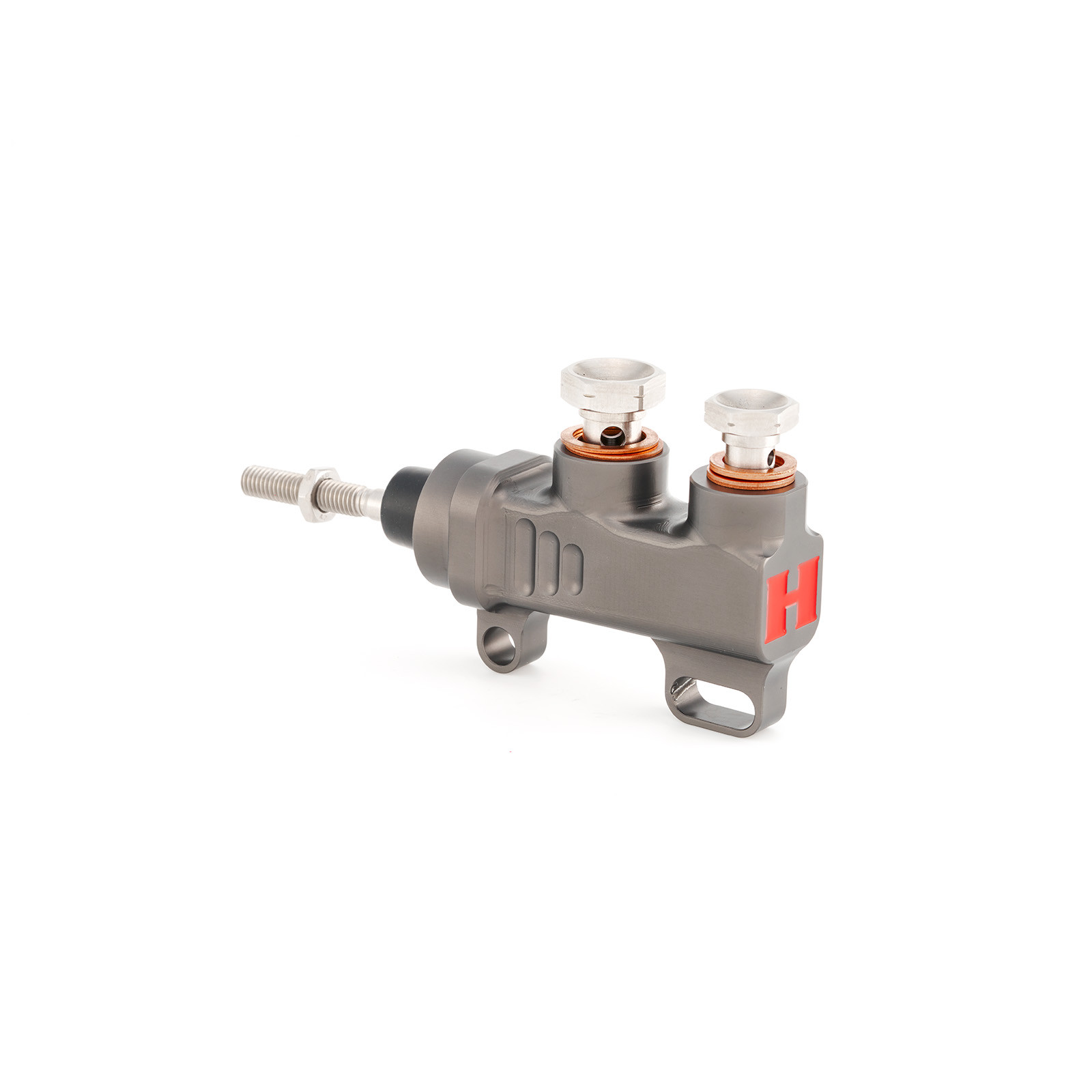 hel solid billet twin port rear master cylinder