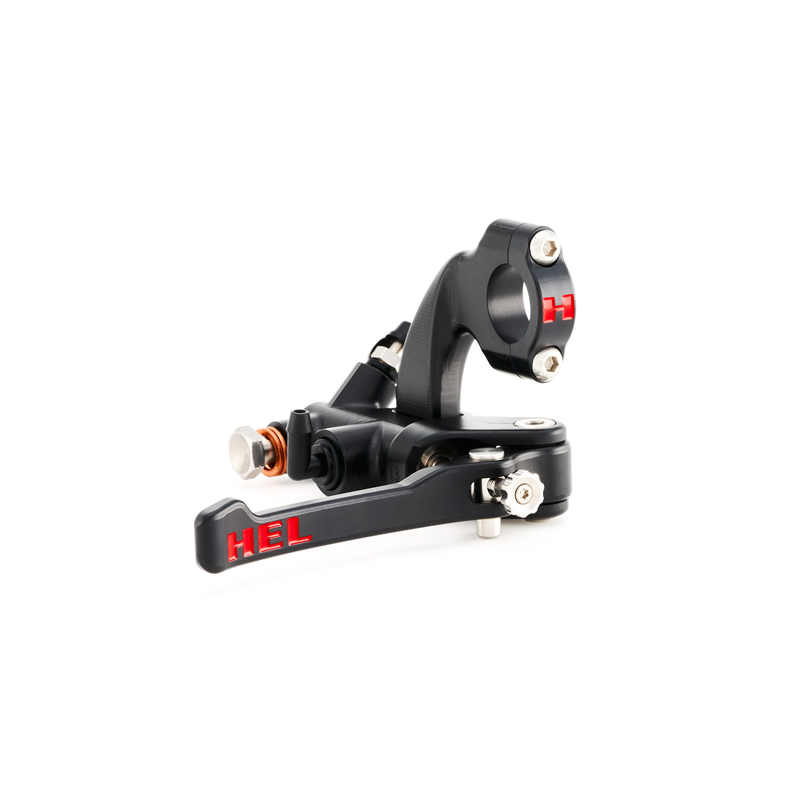 hel solid billet bar mounted adjustable rear thumb brake
