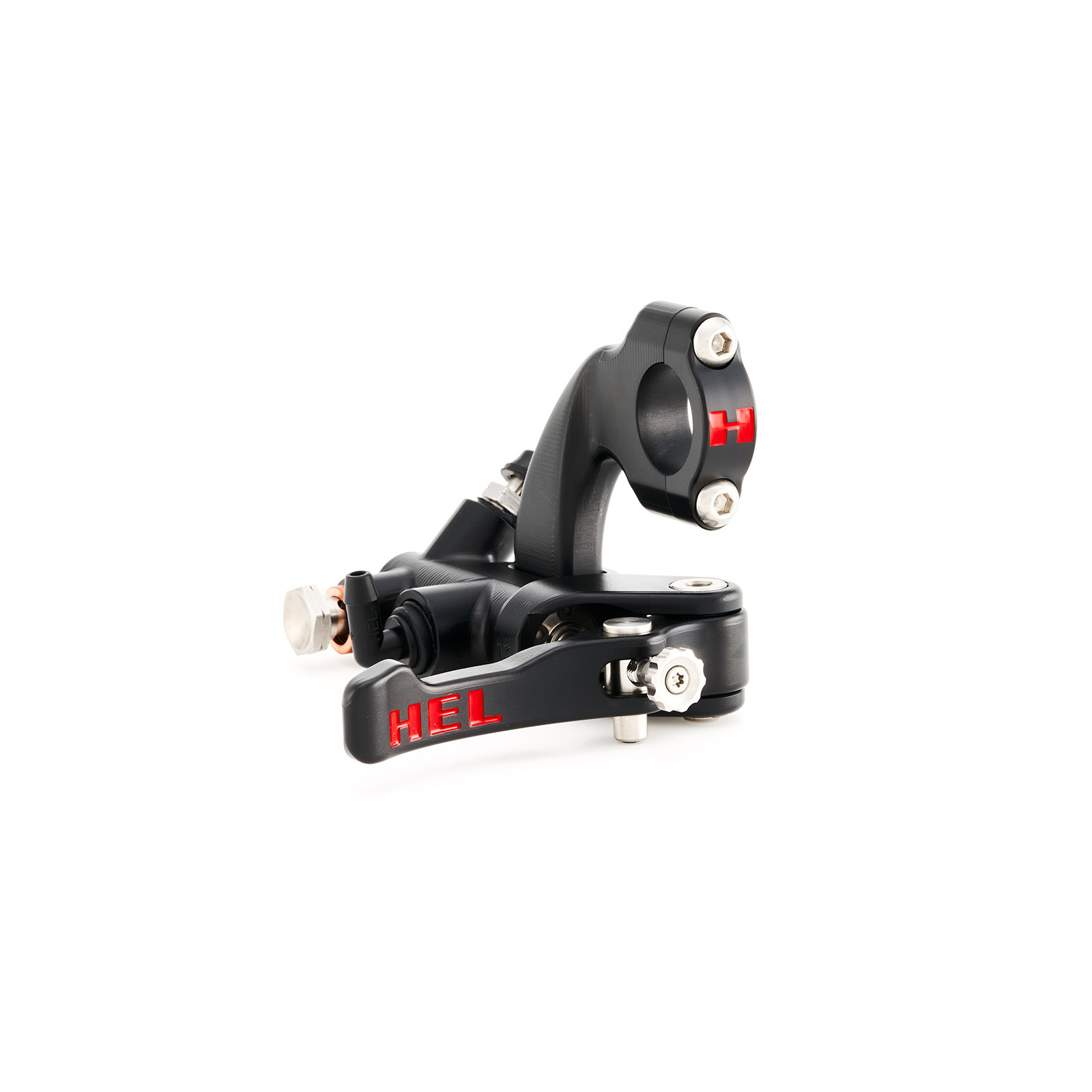 hel solid billet bar mounted adjustable rear thumb brake